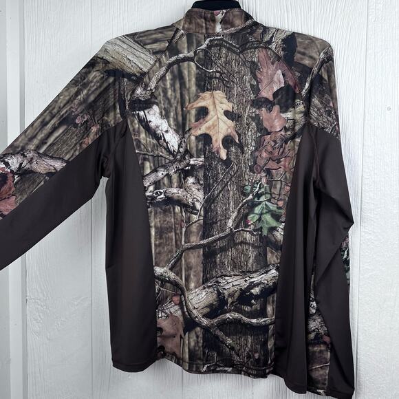 Mossy Oak shirt men’s Large Break up infinity, Camouflage, pull over quarter zip - Picture 10 of 10